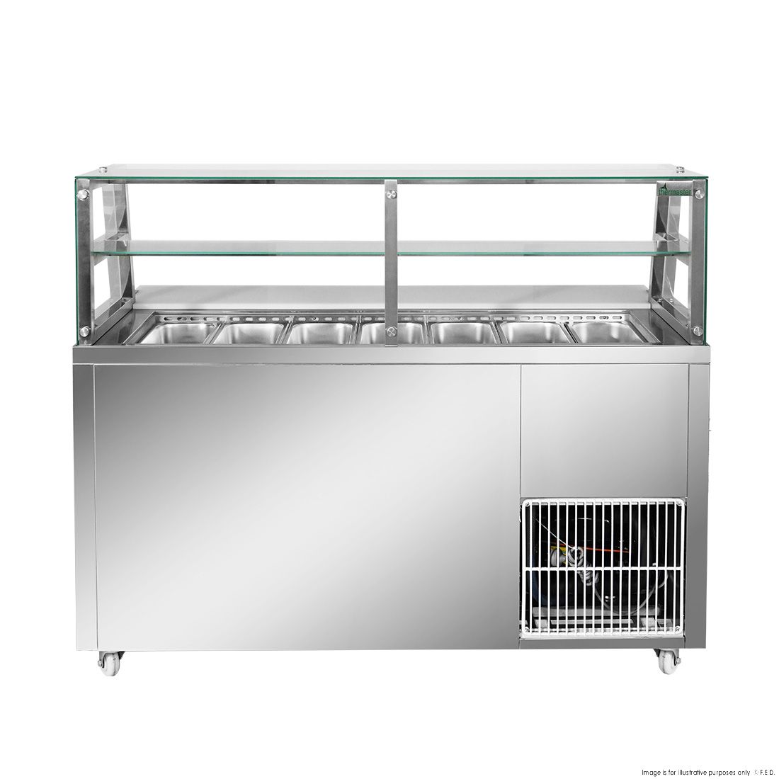 Thermaster Two Door Deluxe Sandwich Bar SCB/15