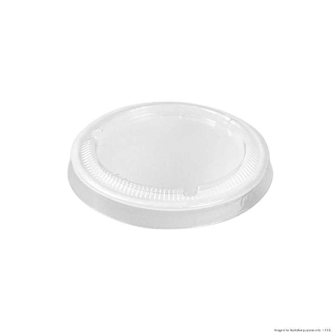 PakMax PET Lid for 1/2oz Sauce Cup - SCL-62-12