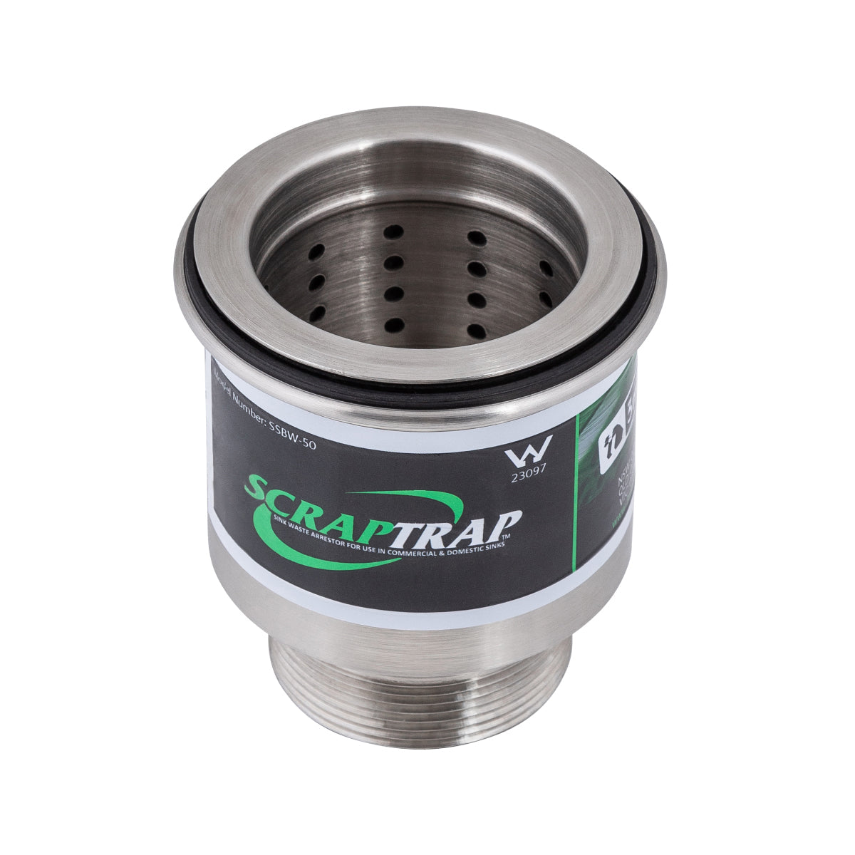 Cast Stainless Steel Sink Waste Arrestor (50mm) - SCRAP-S-50