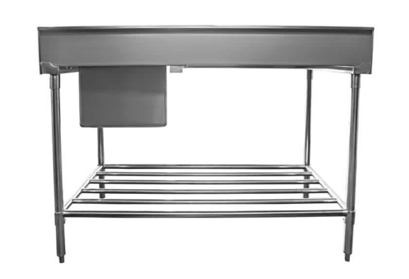 Mixrite Sink Bench with Splashback 2400 x 600 x 900 mm SS1624L