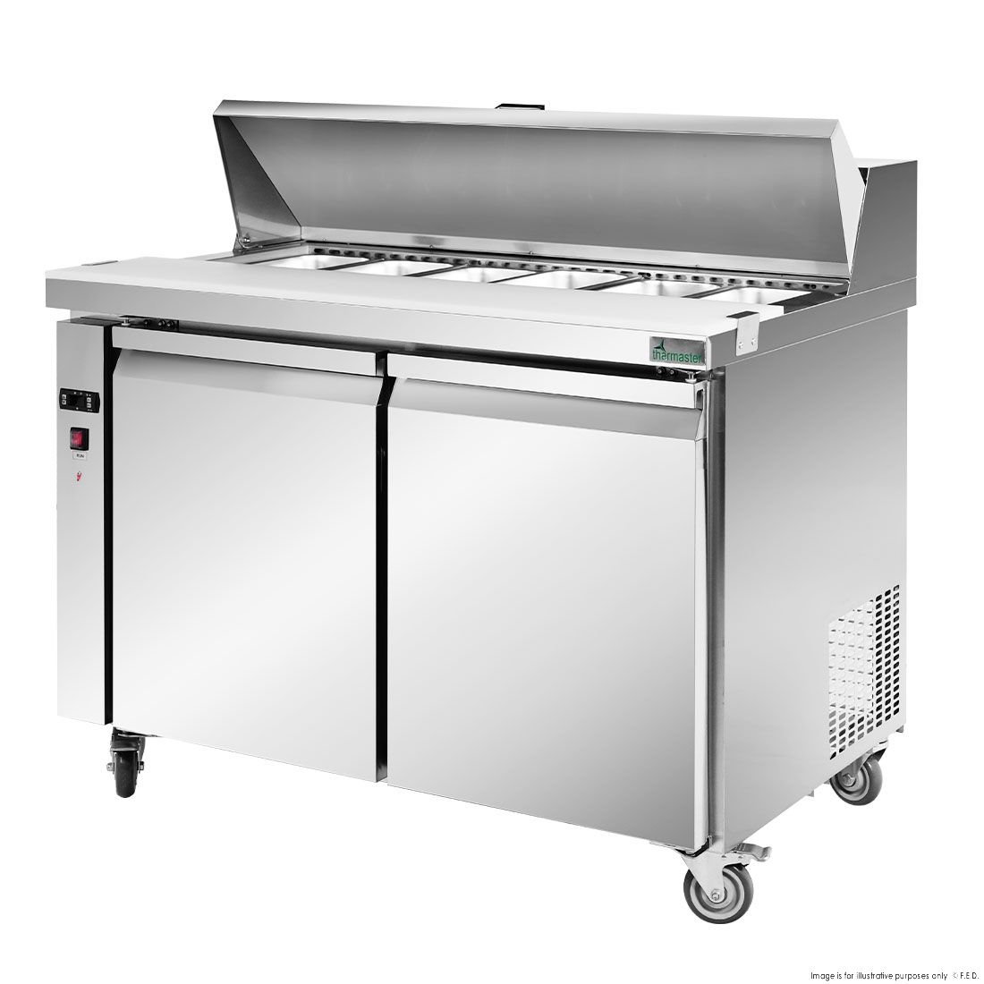 Thermaster Two Door Sandwich Bar SLB120