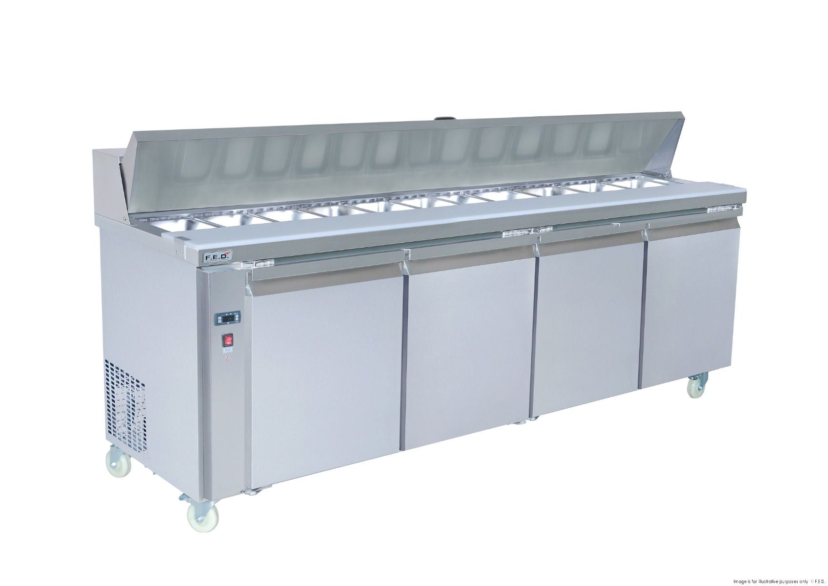 Thermaster Four Door Sandwich Bar SLB240