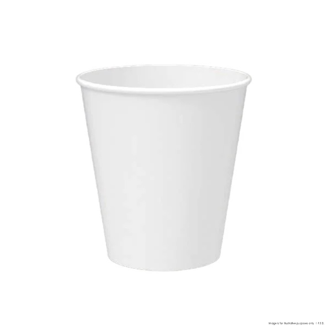 PakMax White 4oz Single Layer Hot Paper Cup - SLHPC-63-4W