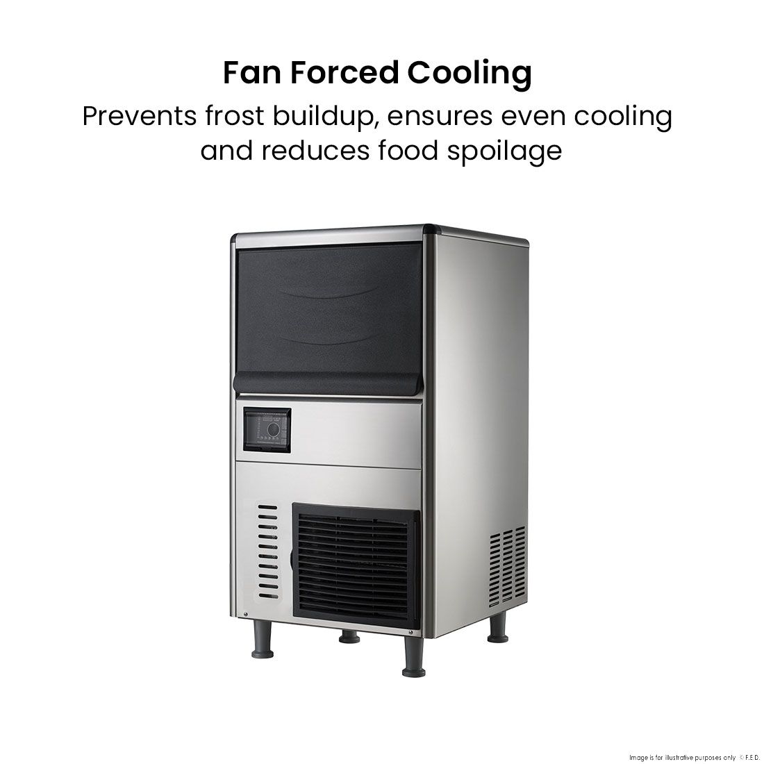 Blizzard Underbench Granular Ice Maker 60Kg SN-068F