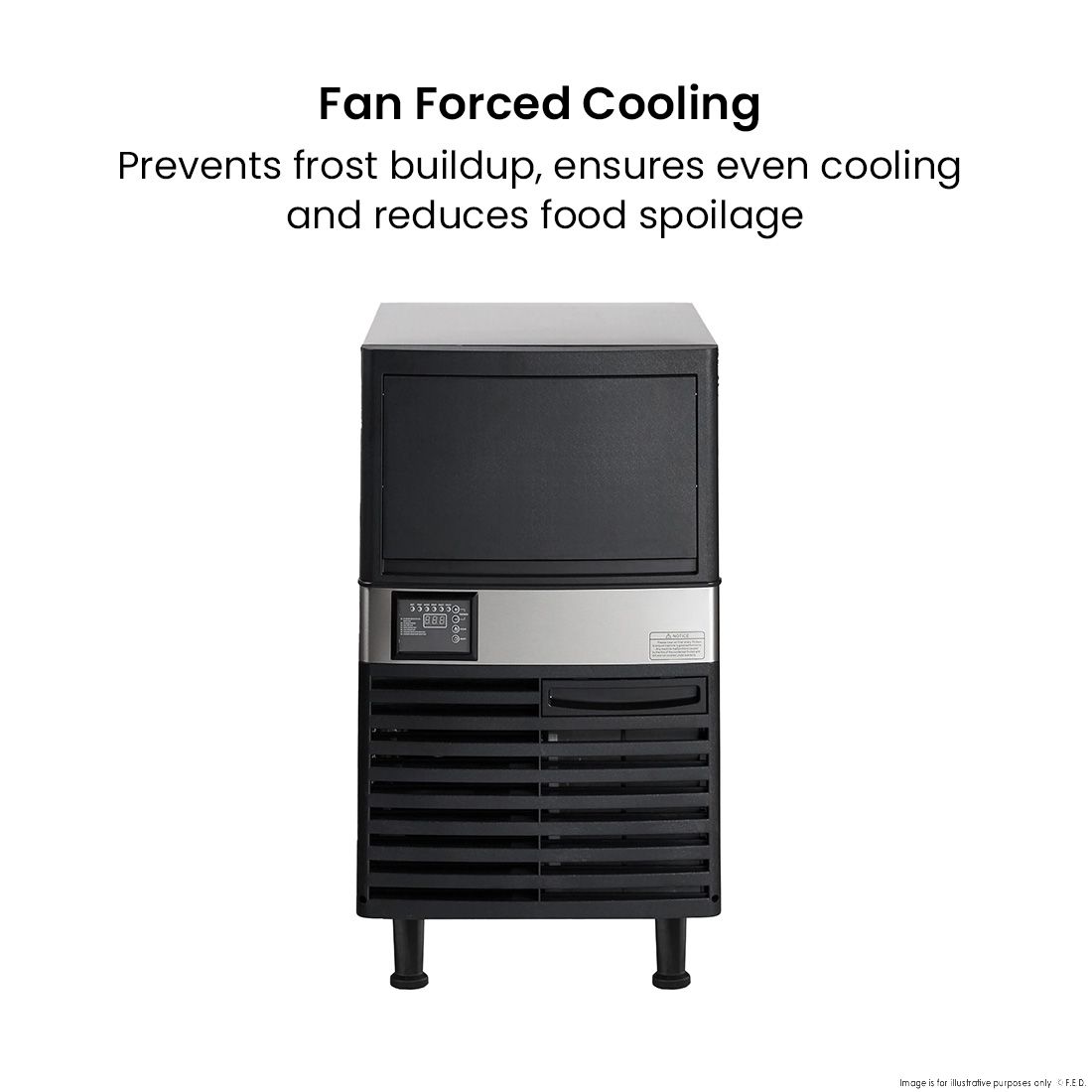 Blizzard Under Bench Ice Maker Air Cooled SN-80P