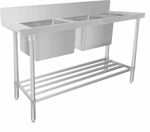 Mixrite Stainless Steel Dishwasher Double Inlet