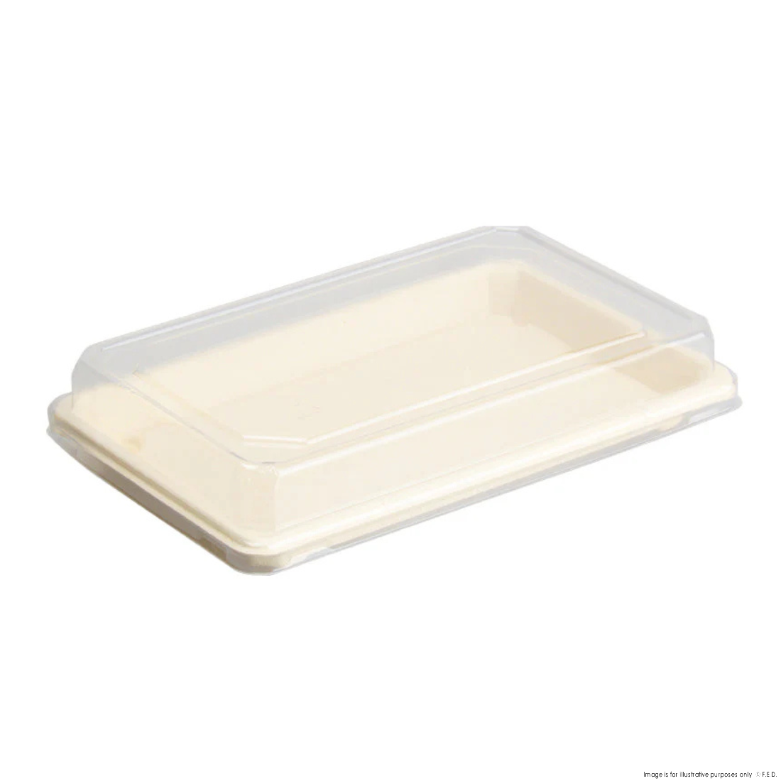 PakMax PET Lid for Sushi Tray ST-15 - ST-15-LID