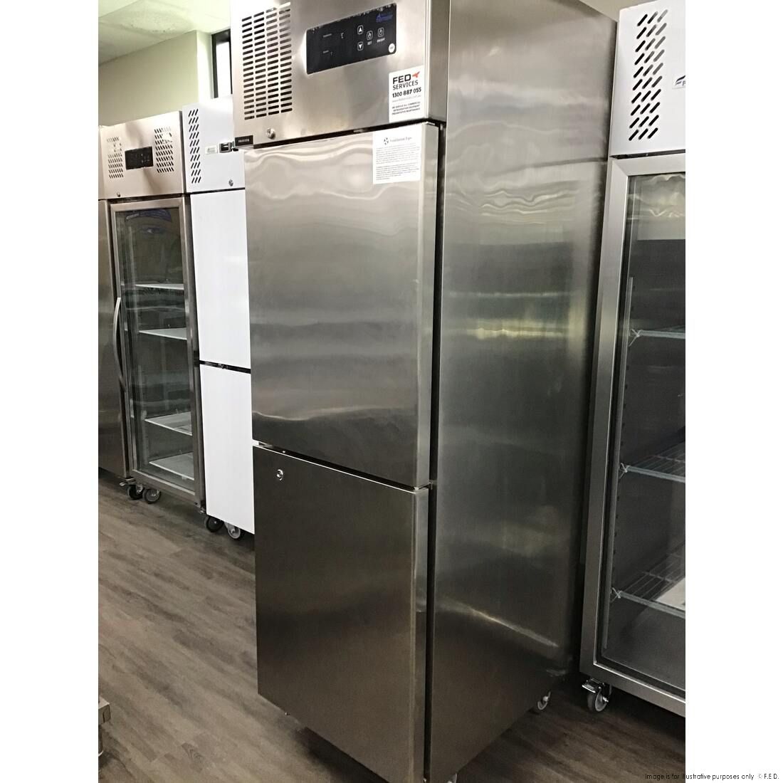 CLEARANCE - TROPICAL Thermaster 2 x ½ door SS Freezer SUF500