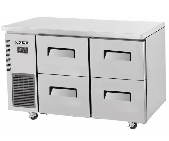 Skipio 425 Four Drawer Underbench Freezer - 1500mm Wide SUF15-2D-4