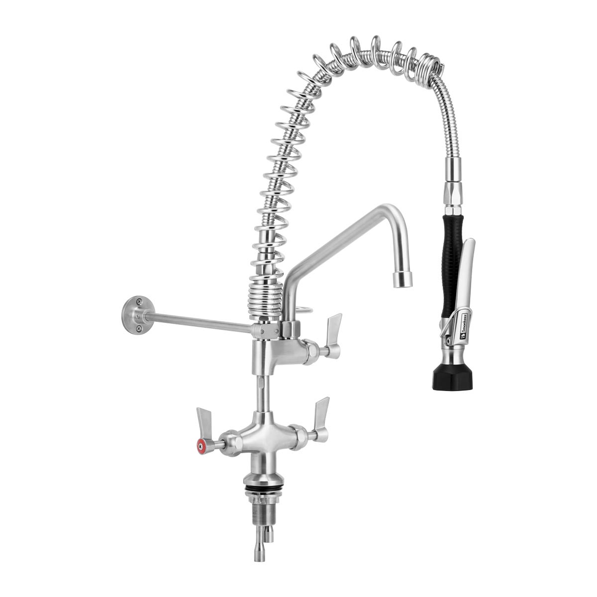 Compact Dual Bench Mount Pre-Rinse with 12" Pot Filler - T-3M53058-C