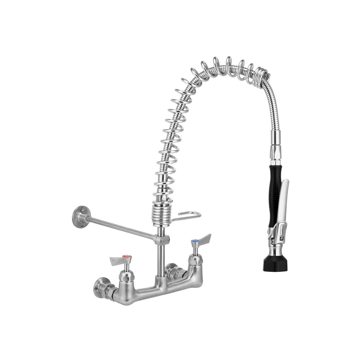 Compact Stainless Steel Exposed Wall Mounted Pre Rinse Unit - T-3M53430-C