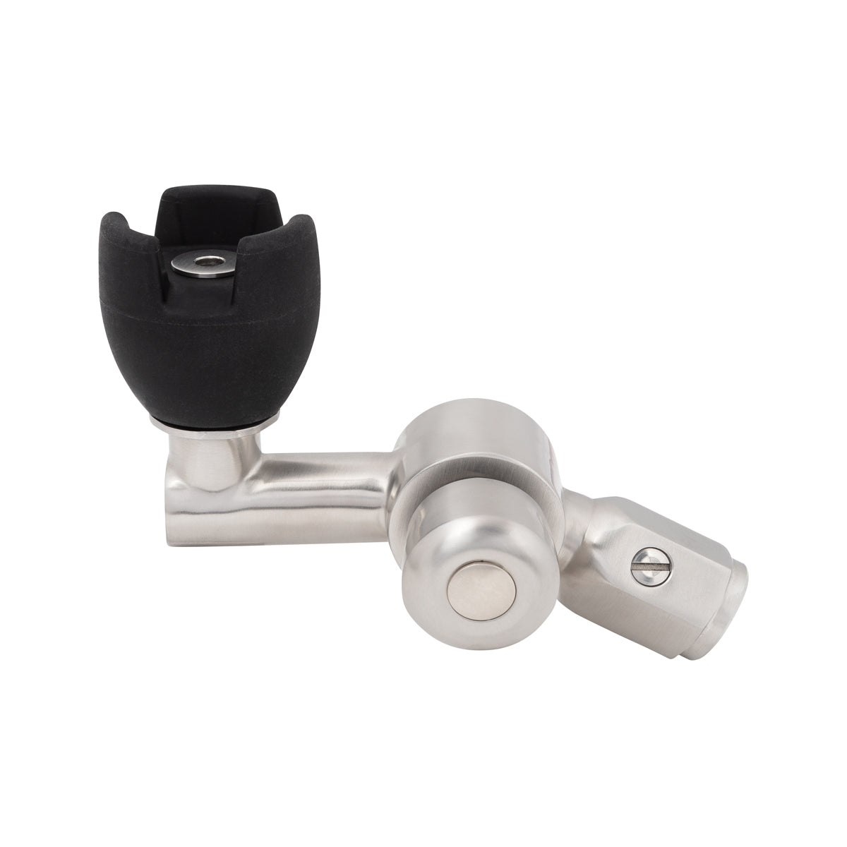 Push Button 45 Degree Bubbler With Silicone Mouthguard - T-3MSS-BUBS45P