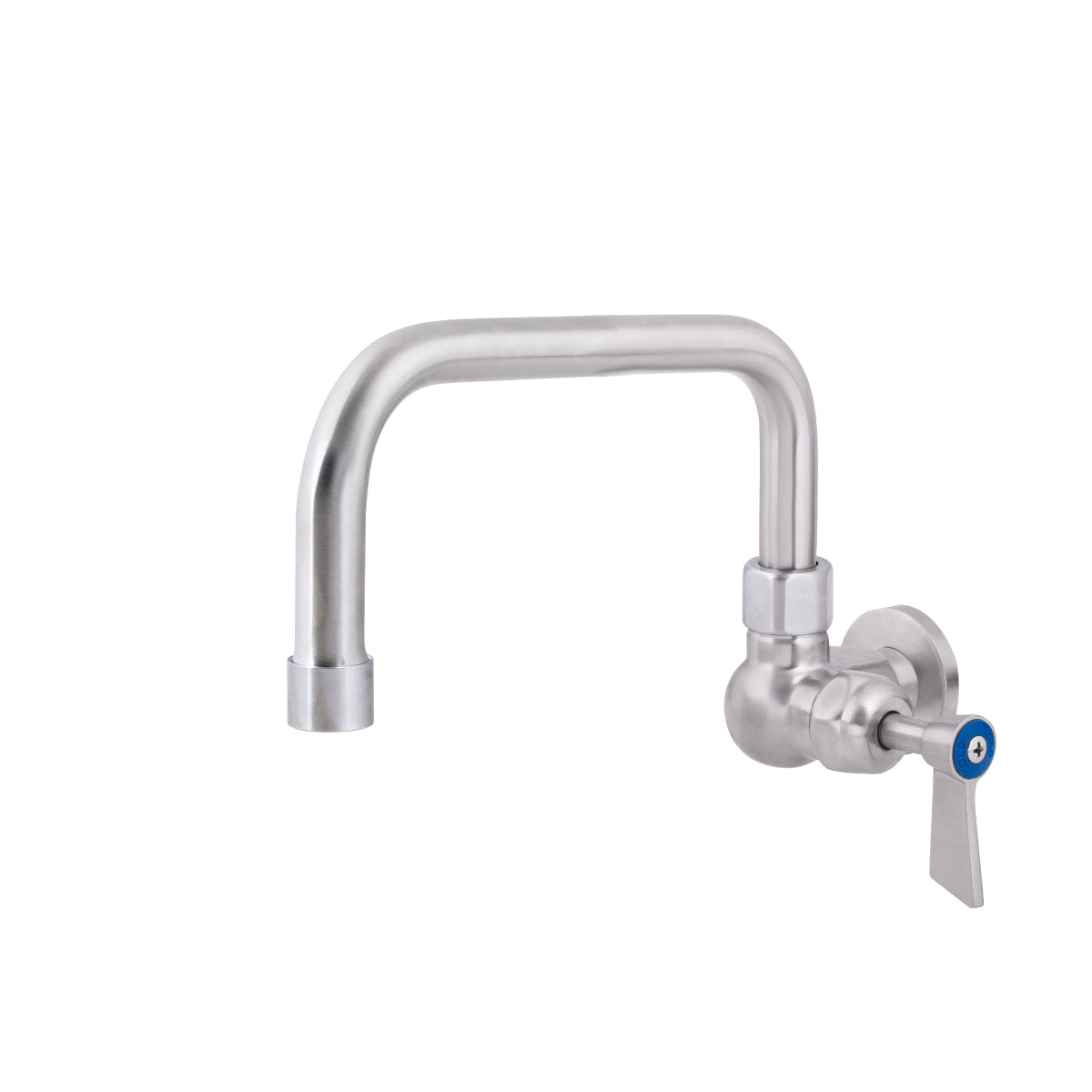 Stainless Steel Single Wall Mount Body with Single Control and 8" Spout - T-3MSW08