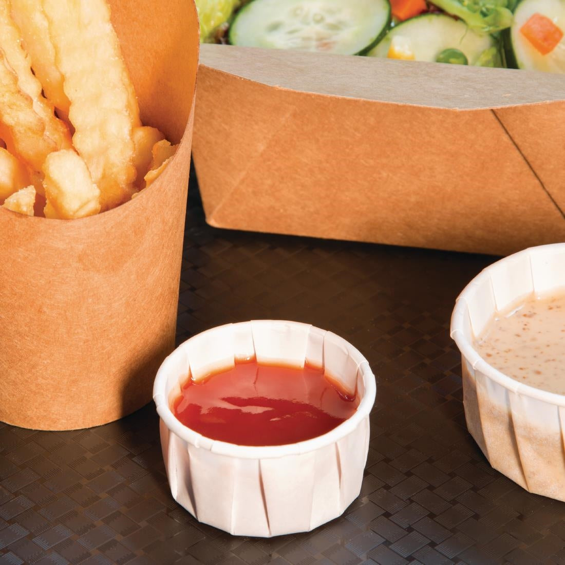 Fiesta Recyclable Paper Sauce Pots Medium 59ml (Pack of 250) - CX081