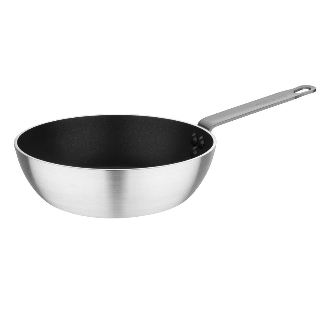 Vogue Aluminium Non-stick Teflon Platinum Plus Sauté Pan - 240mm - HT986