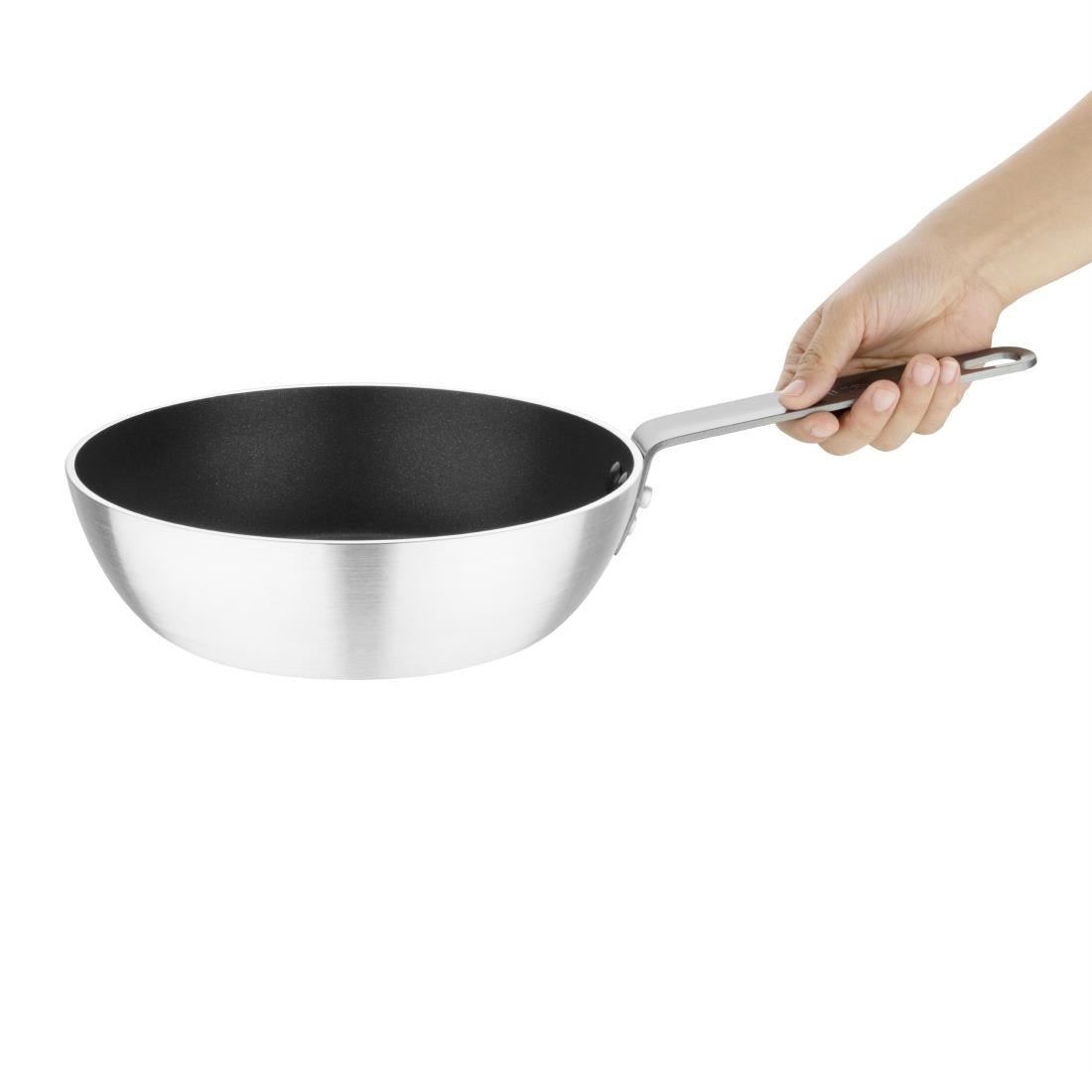 Vogue Non Stick Aluminium Flared Saute Pan 240mm - T355