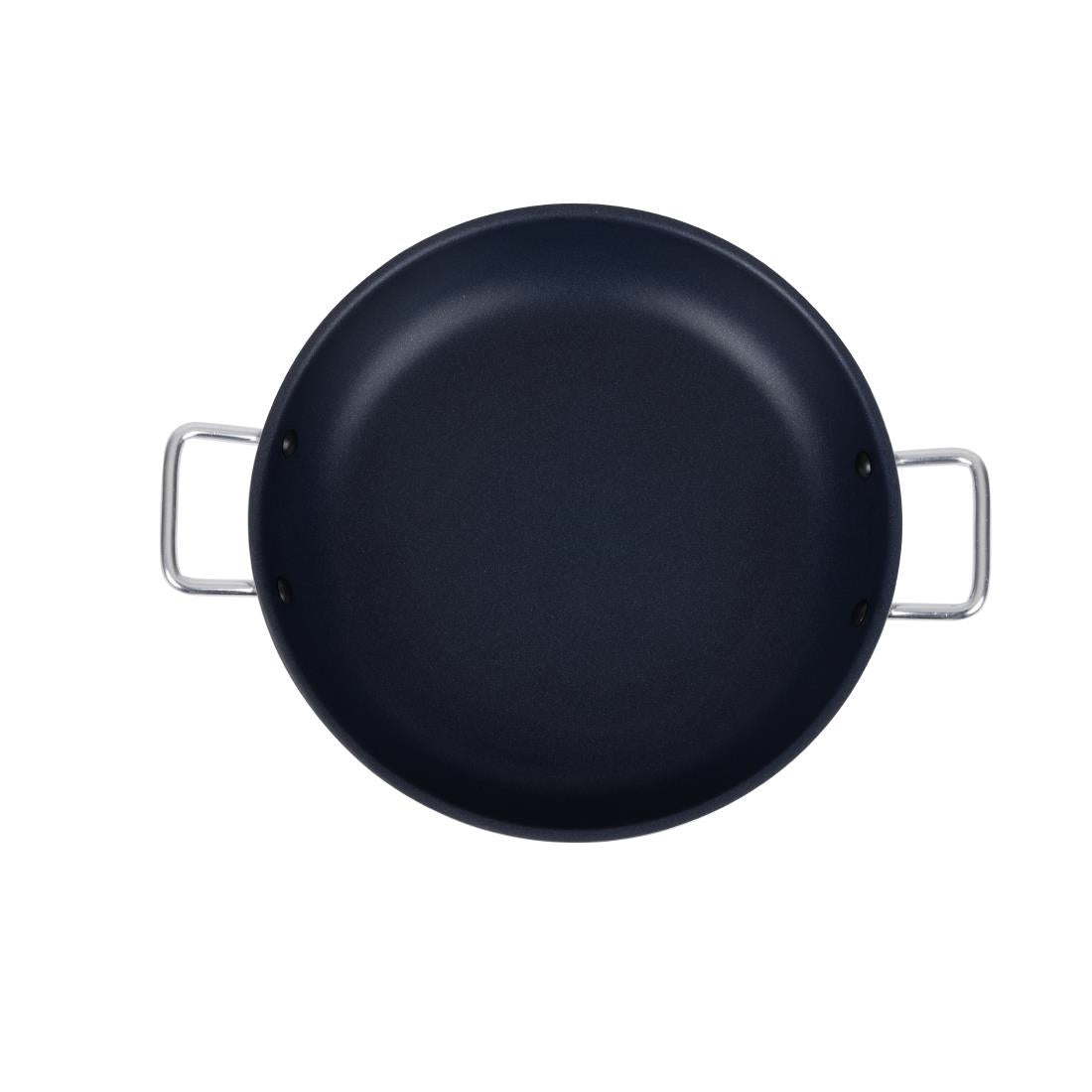Vogue Aluminium Non-stick Teflon Platinum Plus Paella Pan 35cm - HT990