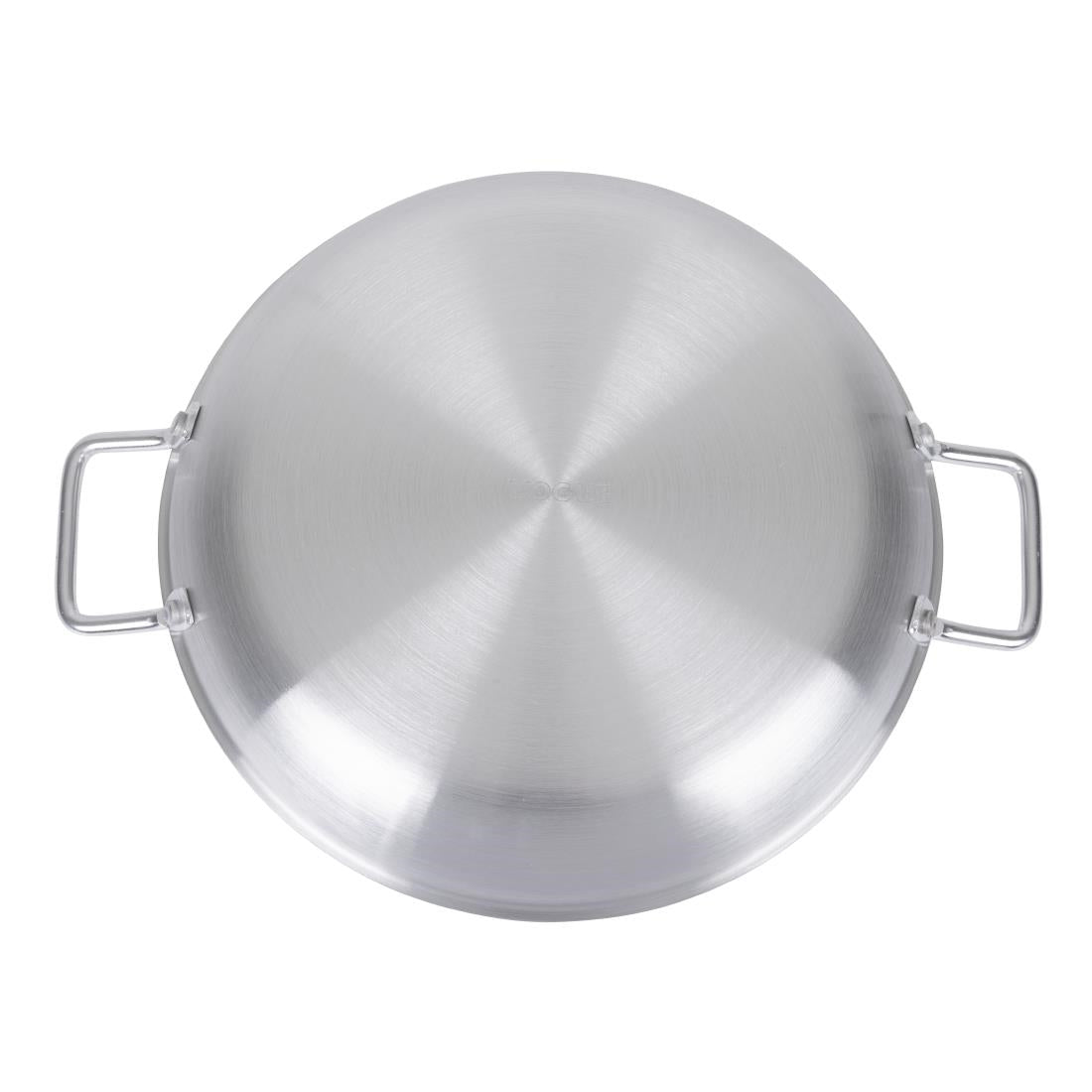 Vogue Aluminium Non-stick Teflon Platinum Plus Paella Pan 35cm - HT990