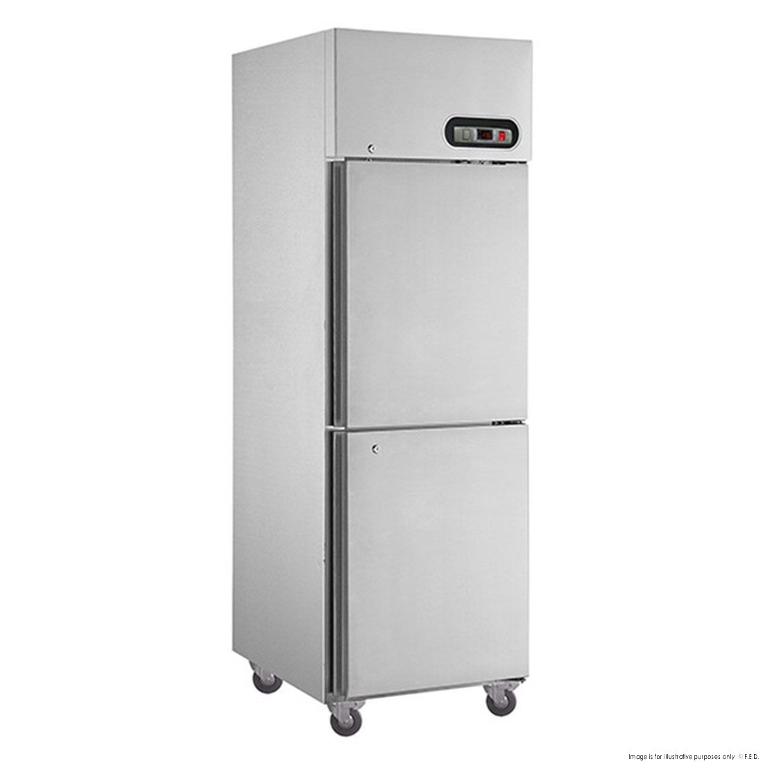 CLEARANCE - TROPICAL Thermaster 2 x ½ door SS Freezer SUF500