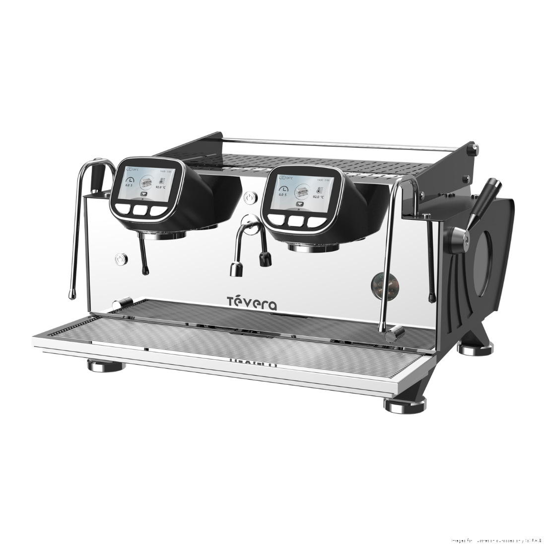 TeVera Black T3 Multi-Boiler Commercial Espresso Machine (2 Group) - TVET3-2B
