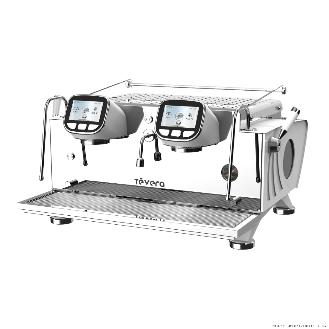 TeVera White T3 Multi-Boiler Commercial Espresso Machine (2 Group) - TVET3-2W