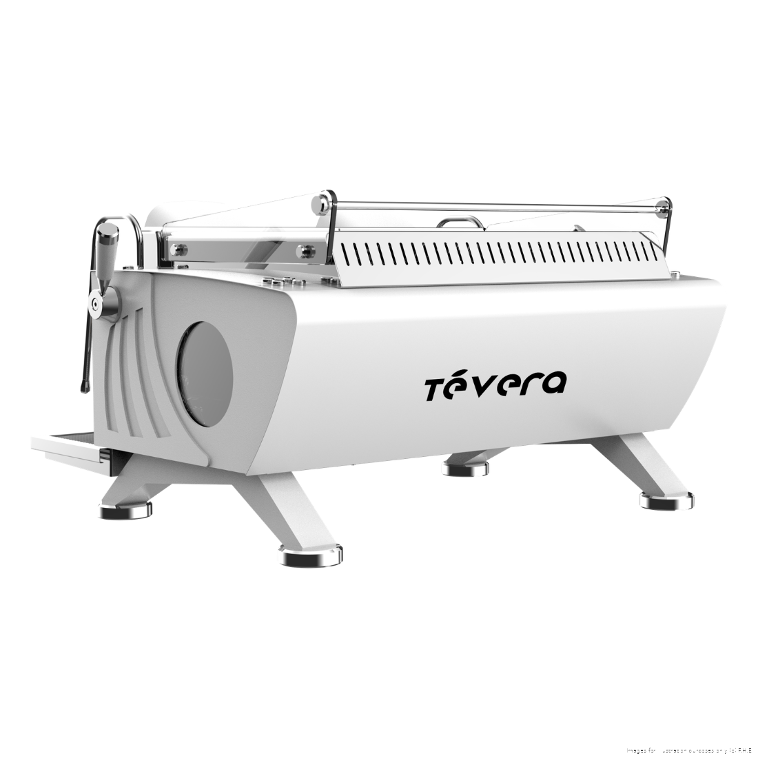 TeVera White T3 Multi-Boiler Commercial Espresso Machine (2 Group) - TVET3-2W