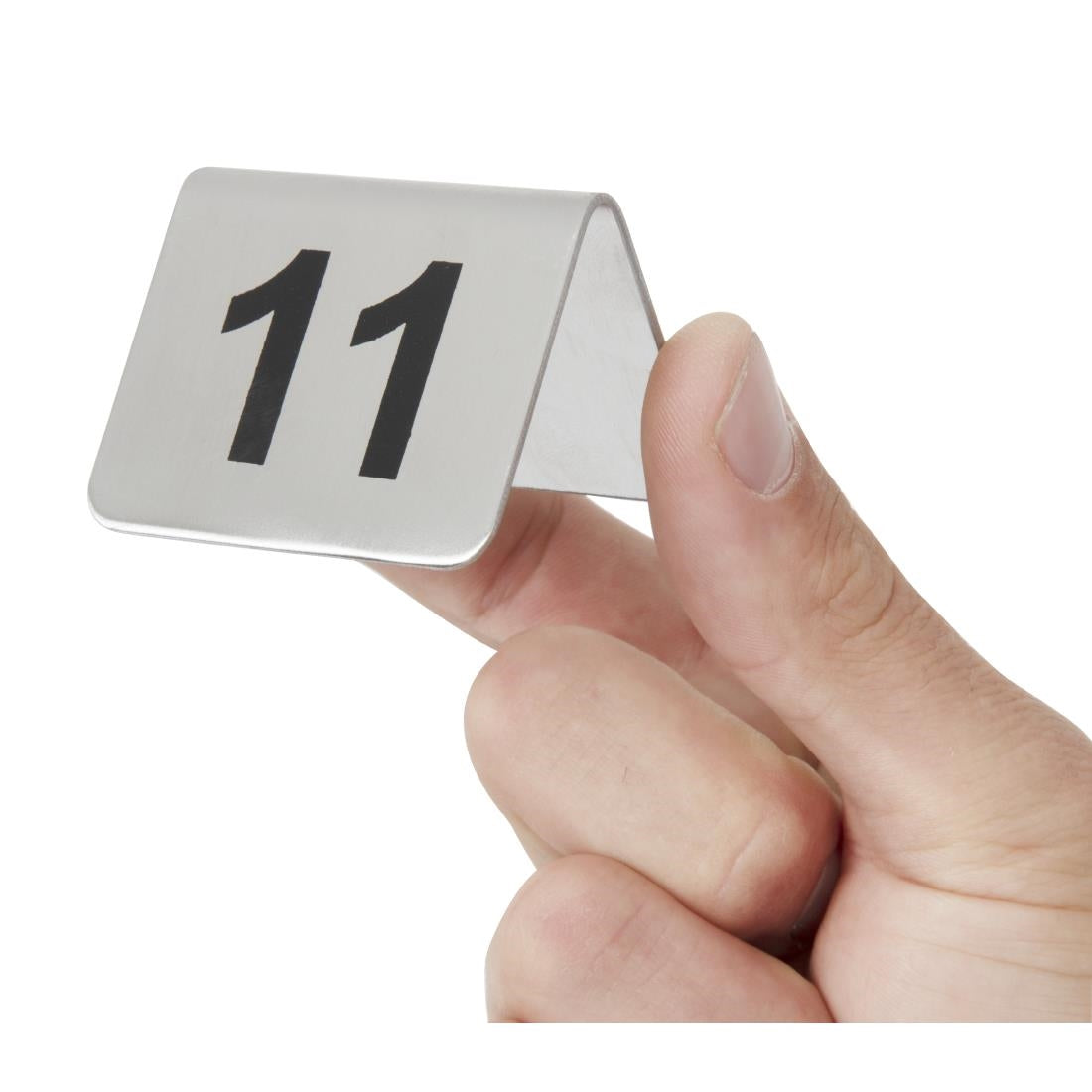 Olympia Stainless Steel Table Numbers 11-20 (10 Pack) - U047