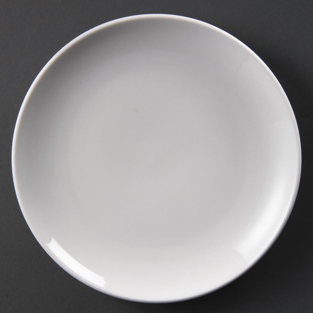 Olympia Whiteware Coupe Plates 230mm (12 Pack) - U078