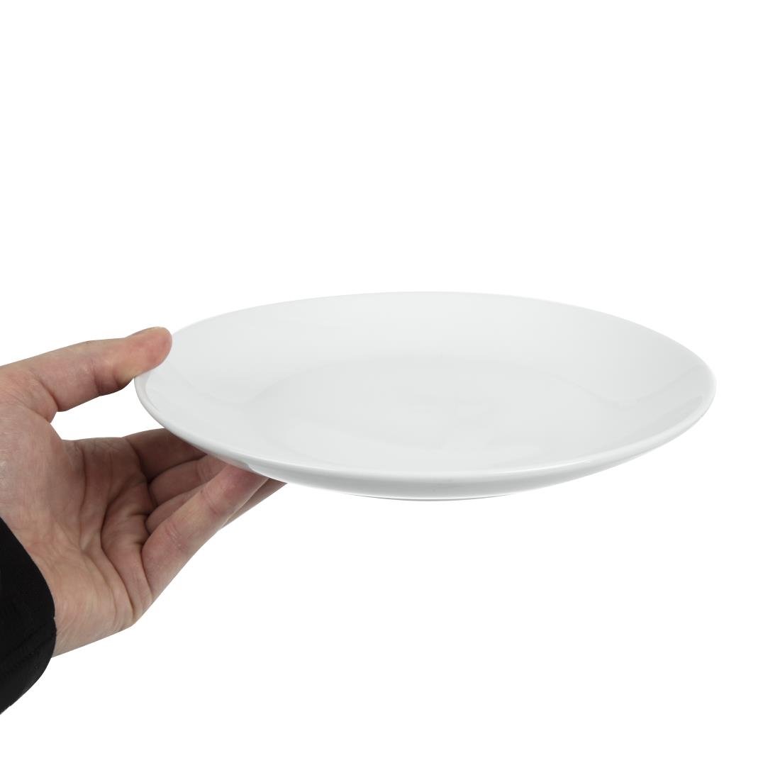 Olympia Whiteware Coupe Plates 230mm (12 Pack) - U078