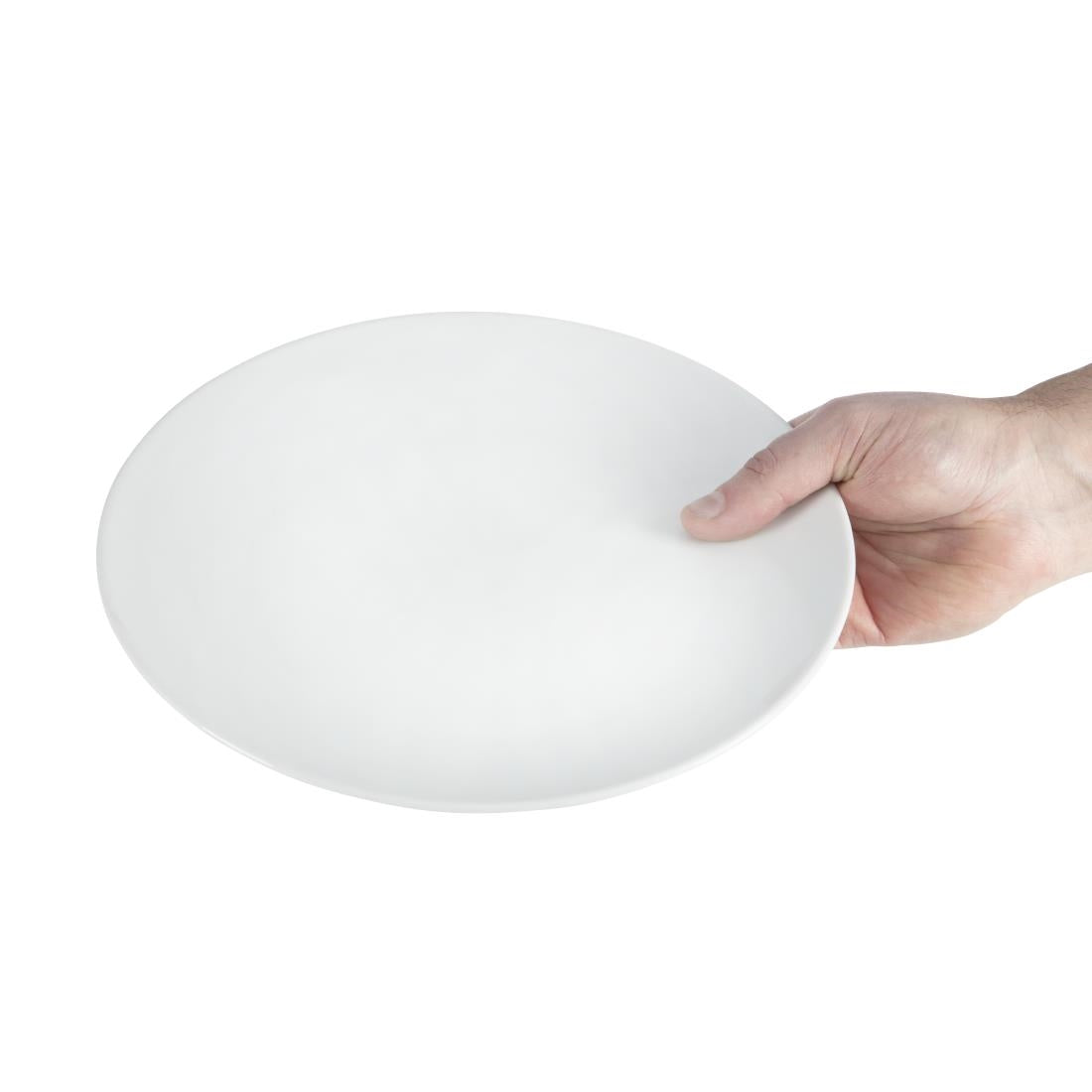 Olympia Whiteware Coupe Plates 250mm (12 Pack) - U079