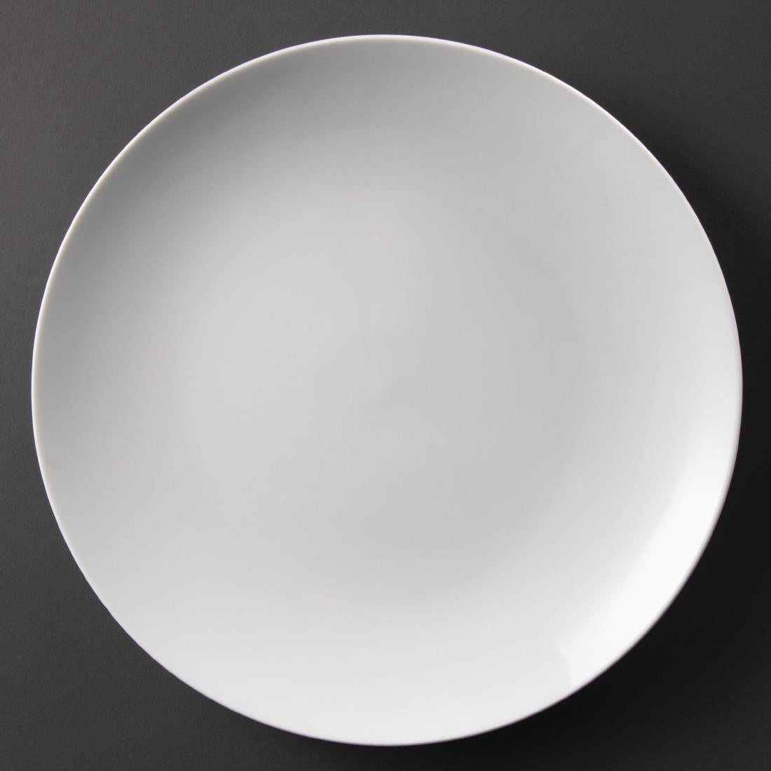 Olympia Whiteware Coupe Plates 310mm (6 Pack) - U081