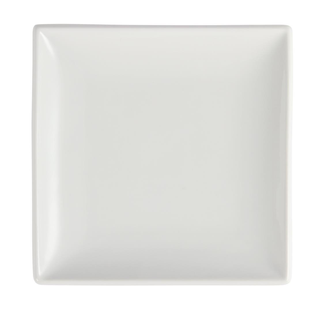 Olympia Whiteware Square Plates 180mm (12 Pack) - U154
