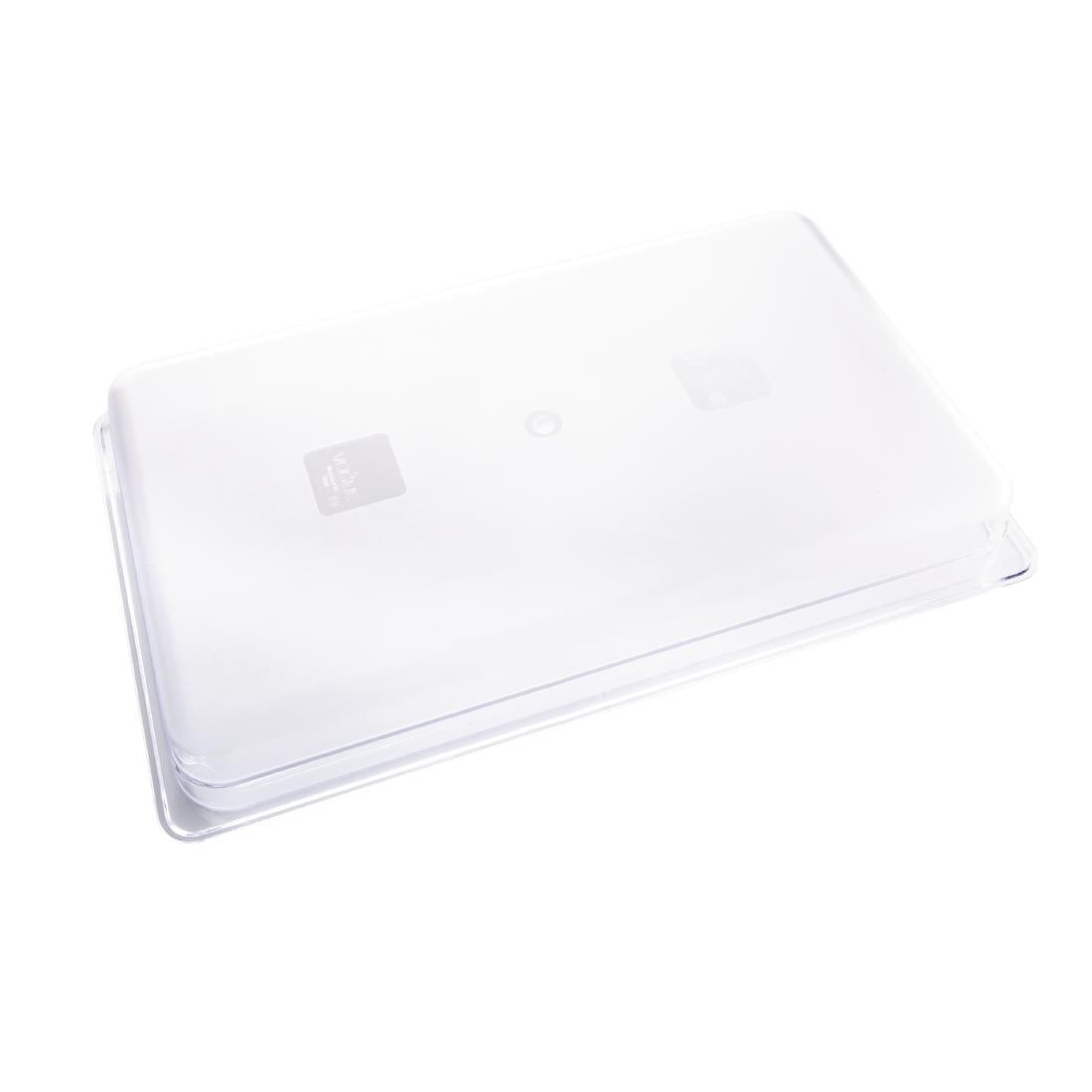 Vogue Clear Polycarbonate 1/1 Gastronorm Tray 65mm - U224