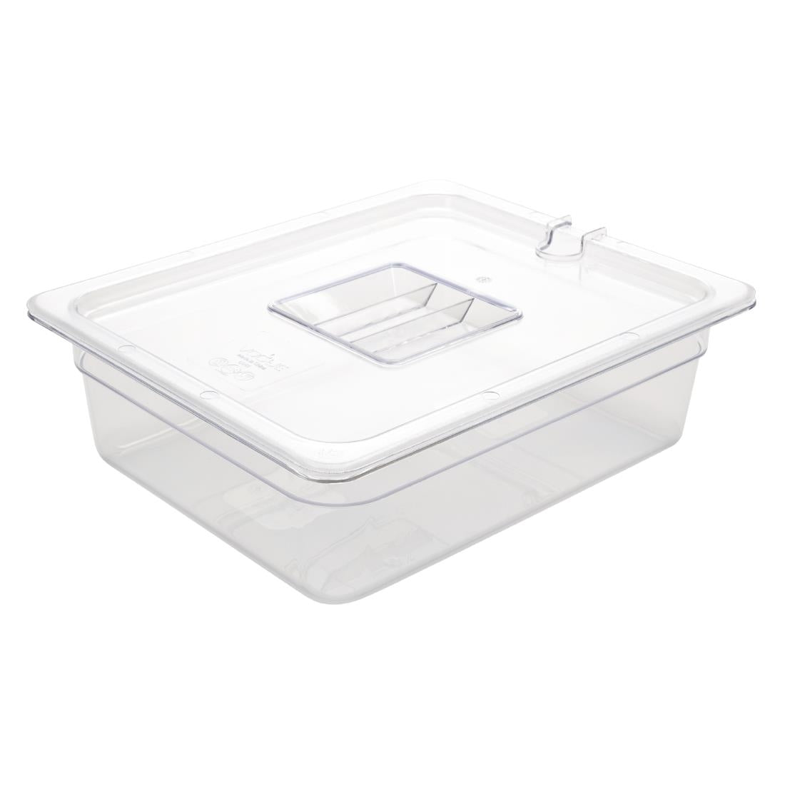 Vogue Clear Polycarbonate 1/2 Gastronorm Tray 100mm - U229