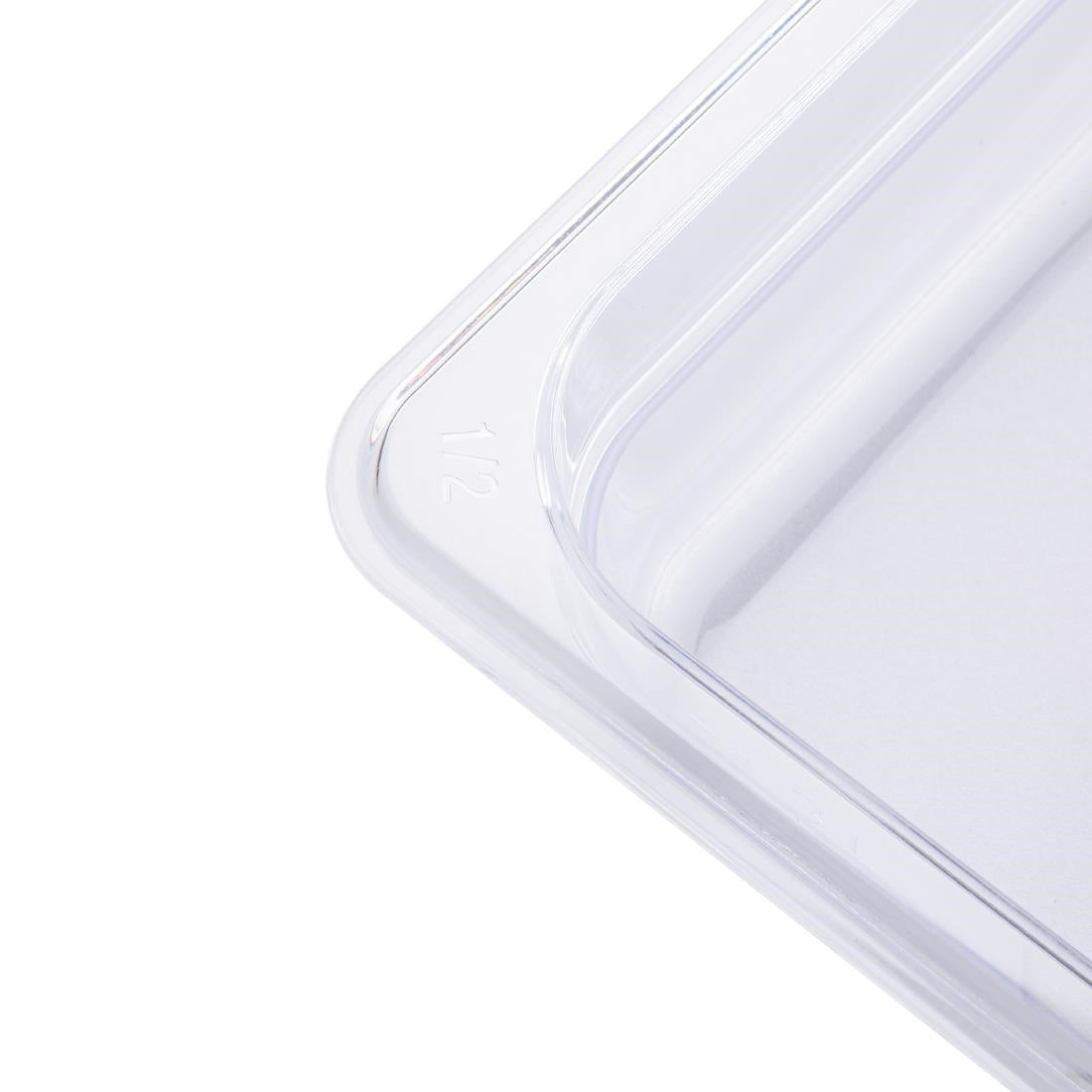 Vogue Clear Polycarbonate 1/2 Gastronorm Tray 100mm - U229