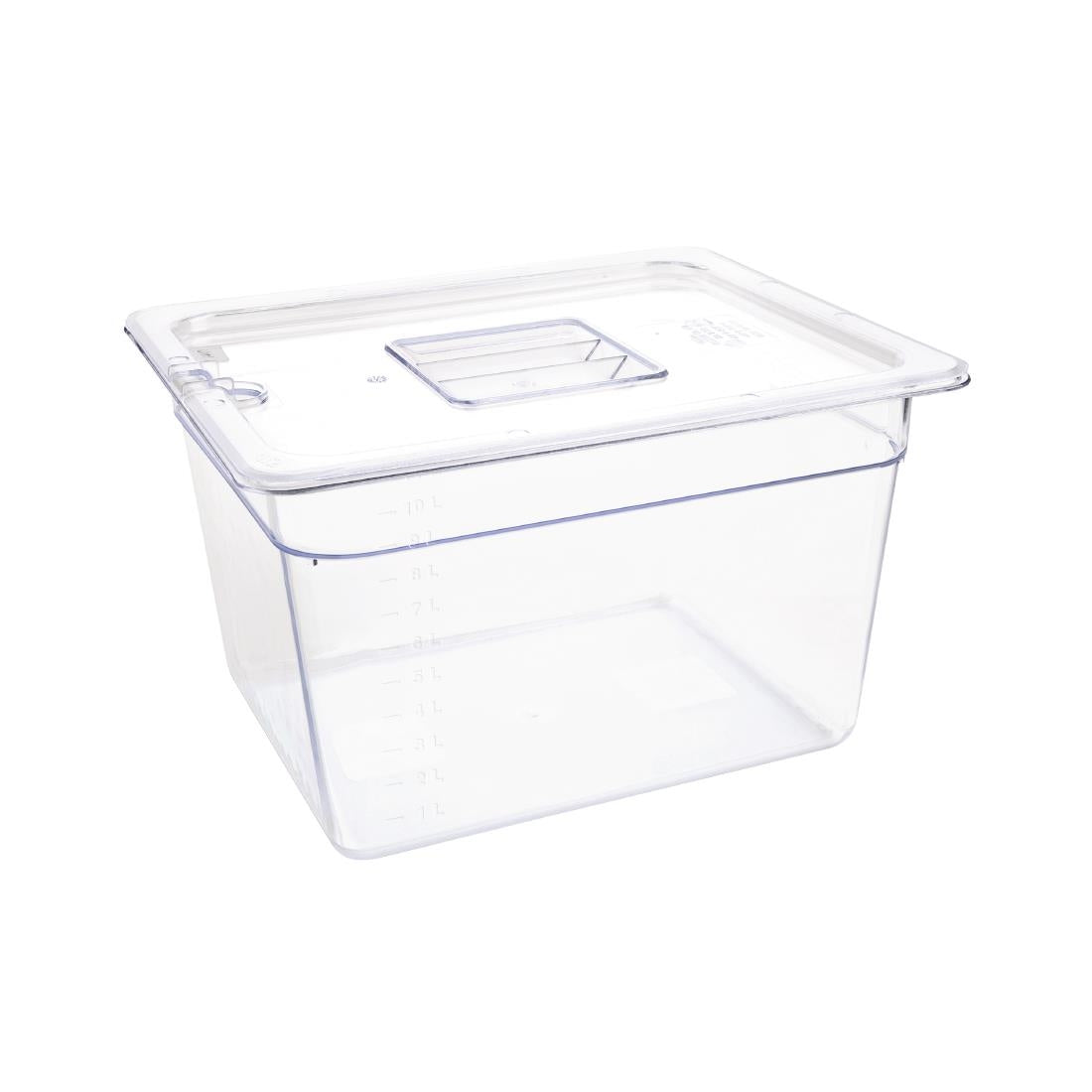 Vogue Clear Polycarbonate 1/2 Gastronorm Tray 200mm - U231