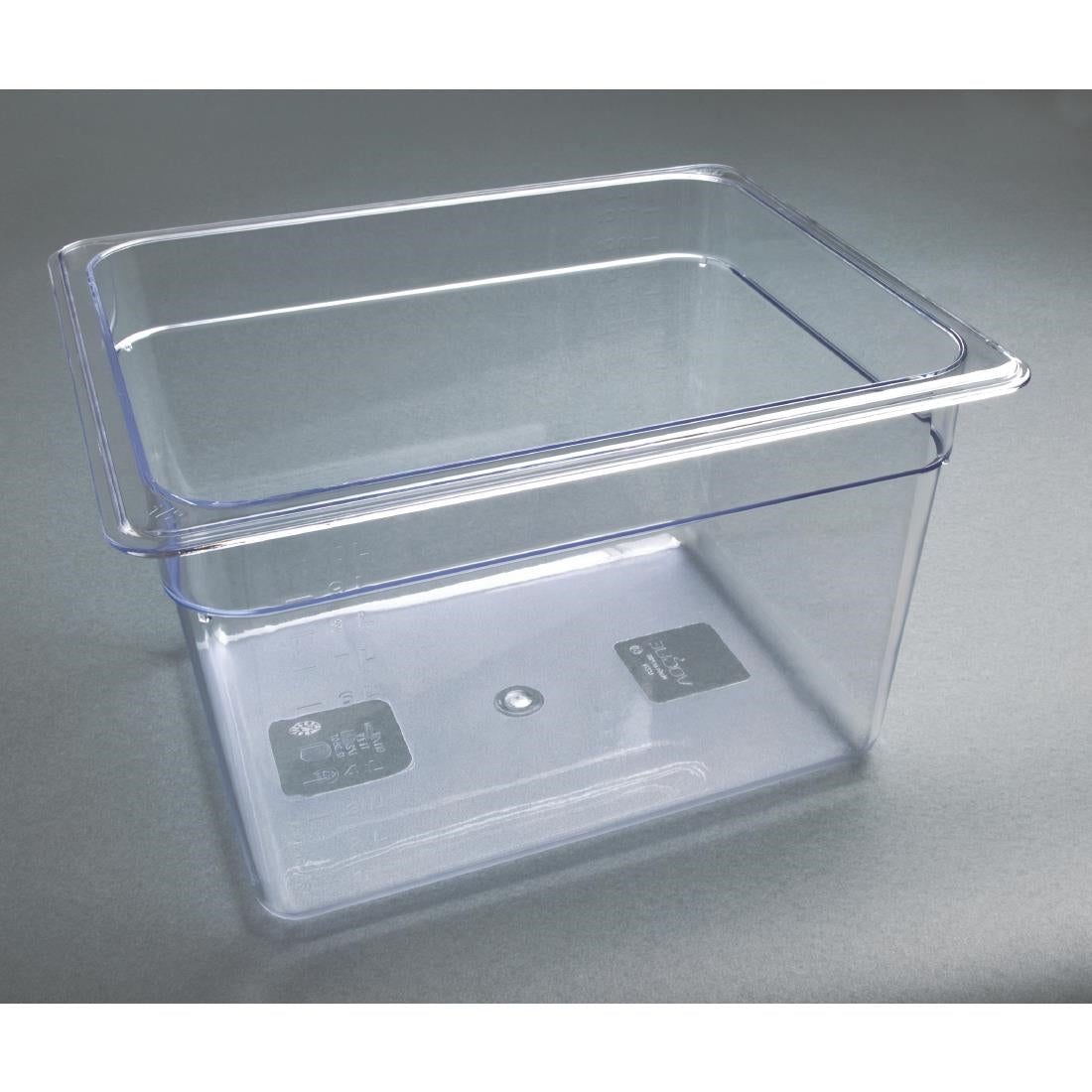 Vogue Clear Polycarbonate 1/2 Gastronorm Tray 200mm - U231