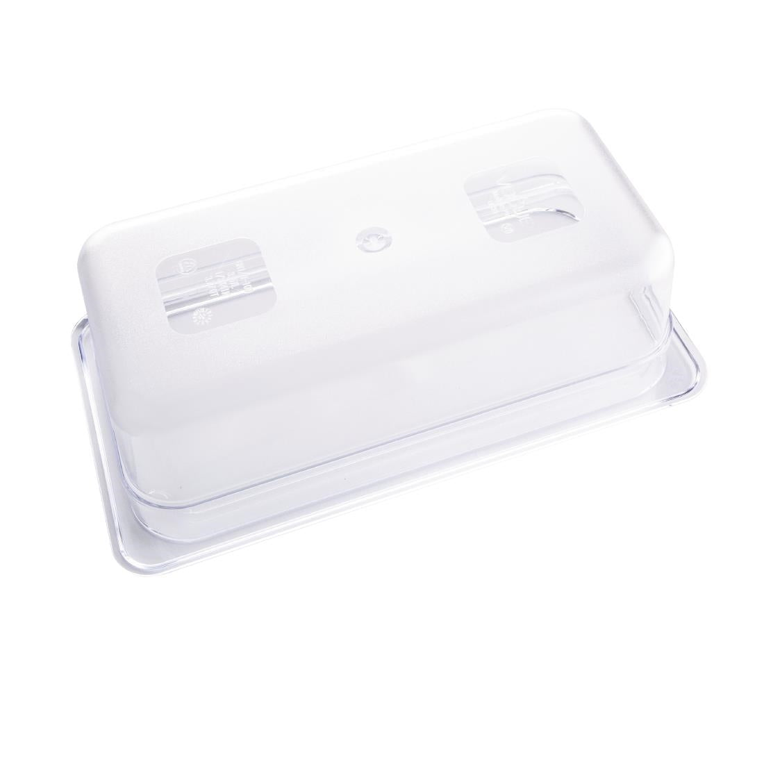 Vogue Clear Polycarbonate 1/3 Gastronorm Tray 100mm - U233