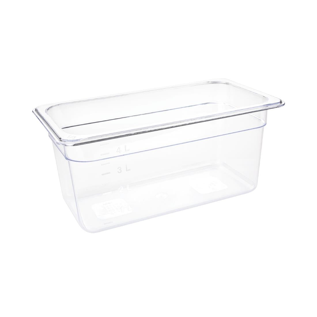 Vogue Clear Polycarbonate 1/3 Gastronorm Tray 150mm - U234