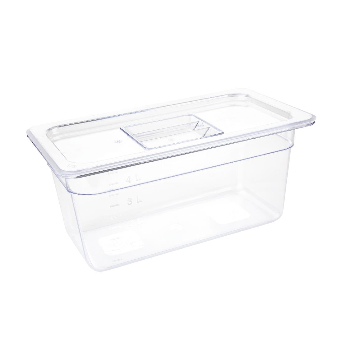 Vogue Clear Polycarbonate 1/3 Gastronorm Tray 150mm - U234