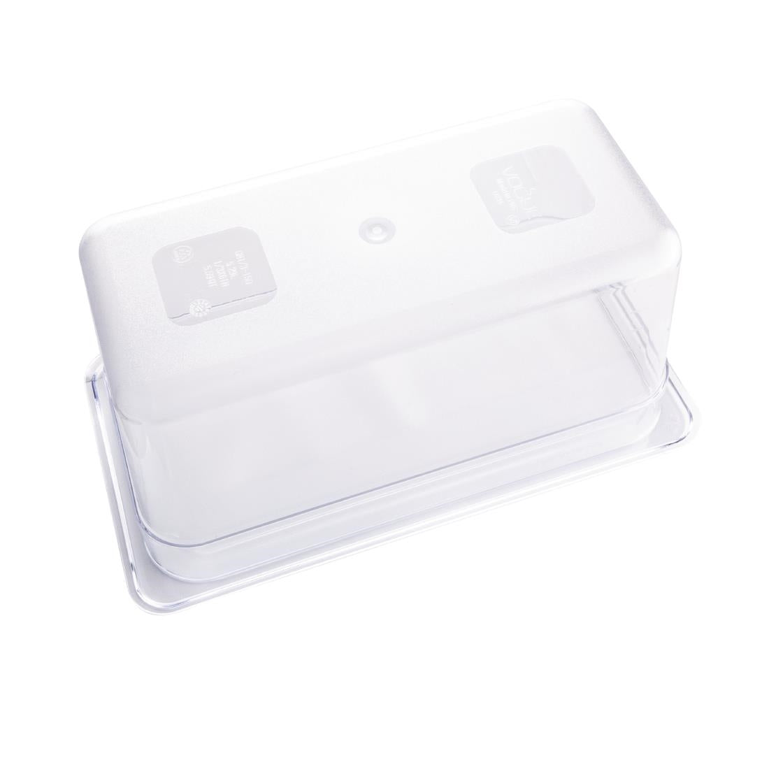 Vogue Clear Polycarbonate 1/3 Gastronorm Tray 150mm - U234