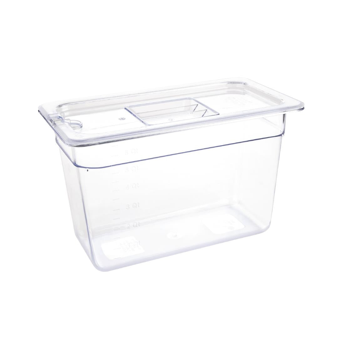 Vogue Clear Polycarbonate 1/3 Gastronorm Tray 200mm - U235
