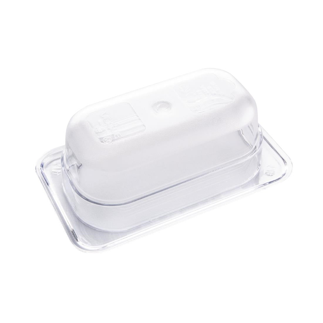 Vogue Clear Polycarbonate 1/9 Gastronorm Tray 65mm - U242