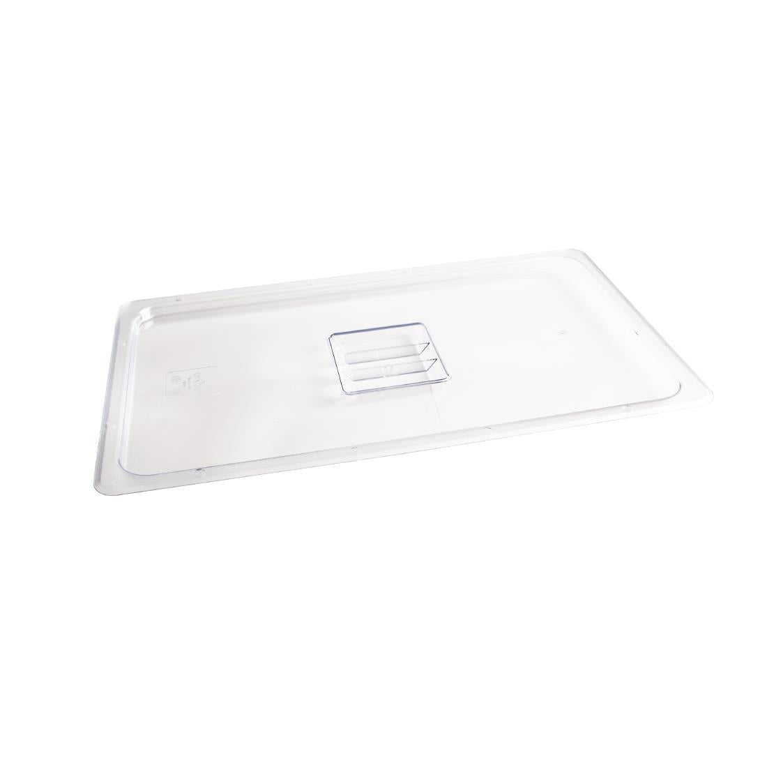 Vogue Clear Polycarbonate 1/1 Gastronorm Lid - U244