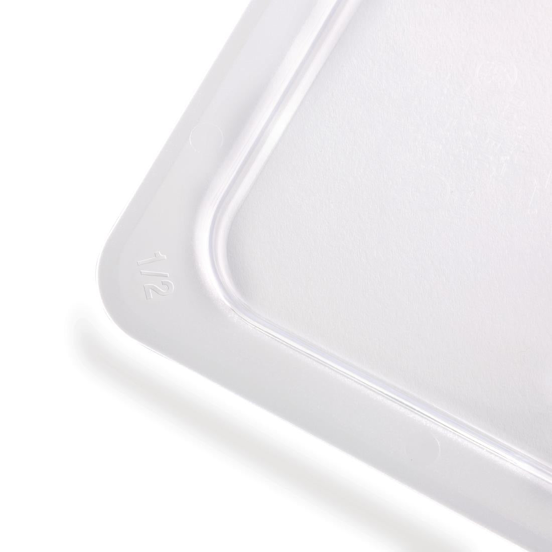 Vogue Clear Polycarbonate 1/2 Gastronorm Lid - U245