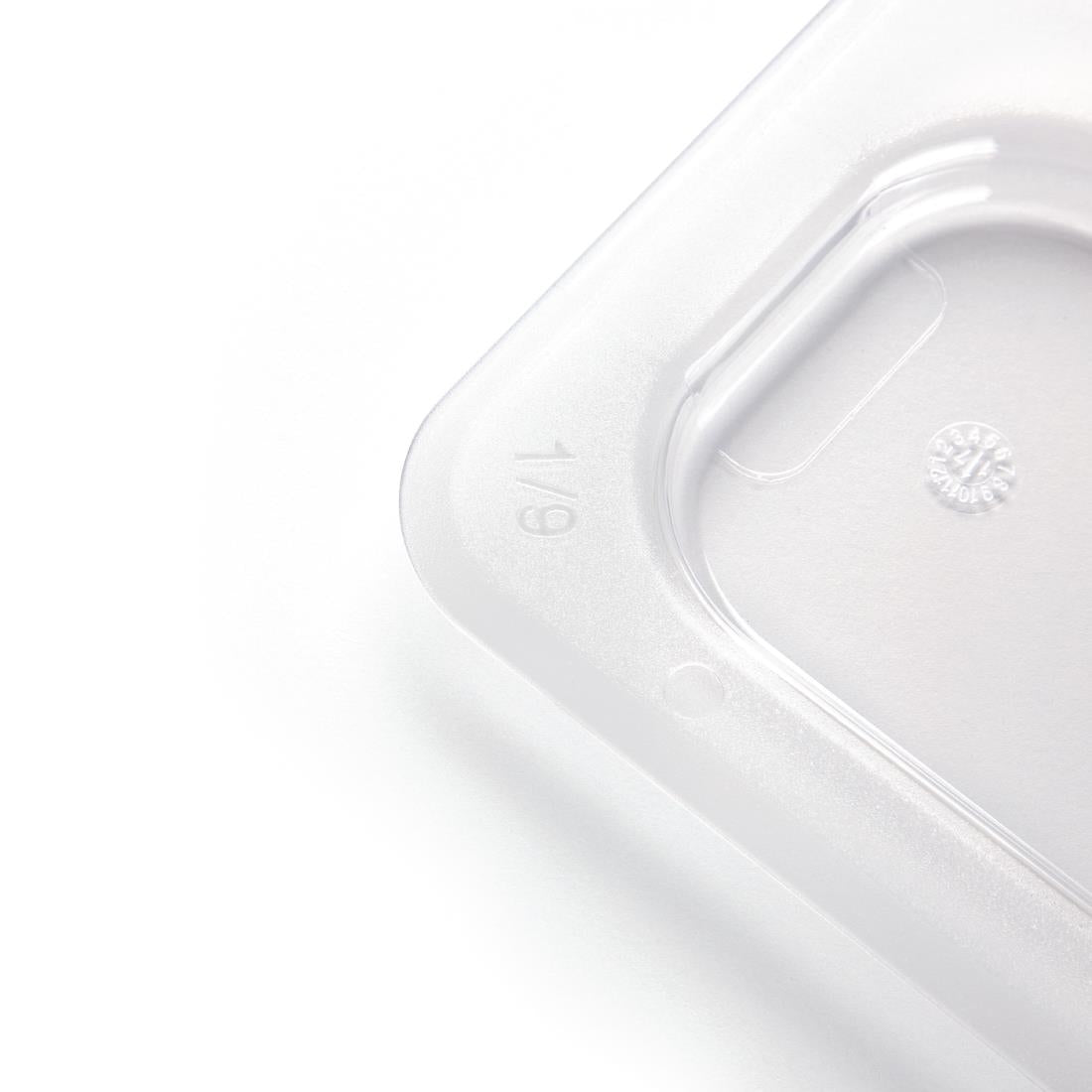 Vogue Clear Polycarbonate 1/9 Gastronorm Lid - U249