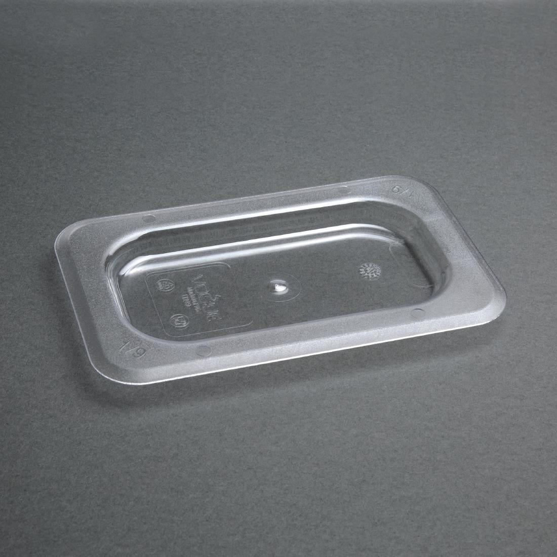 Vogue Clear Polycarbonate 1/9 Gastronorm Lid - U249