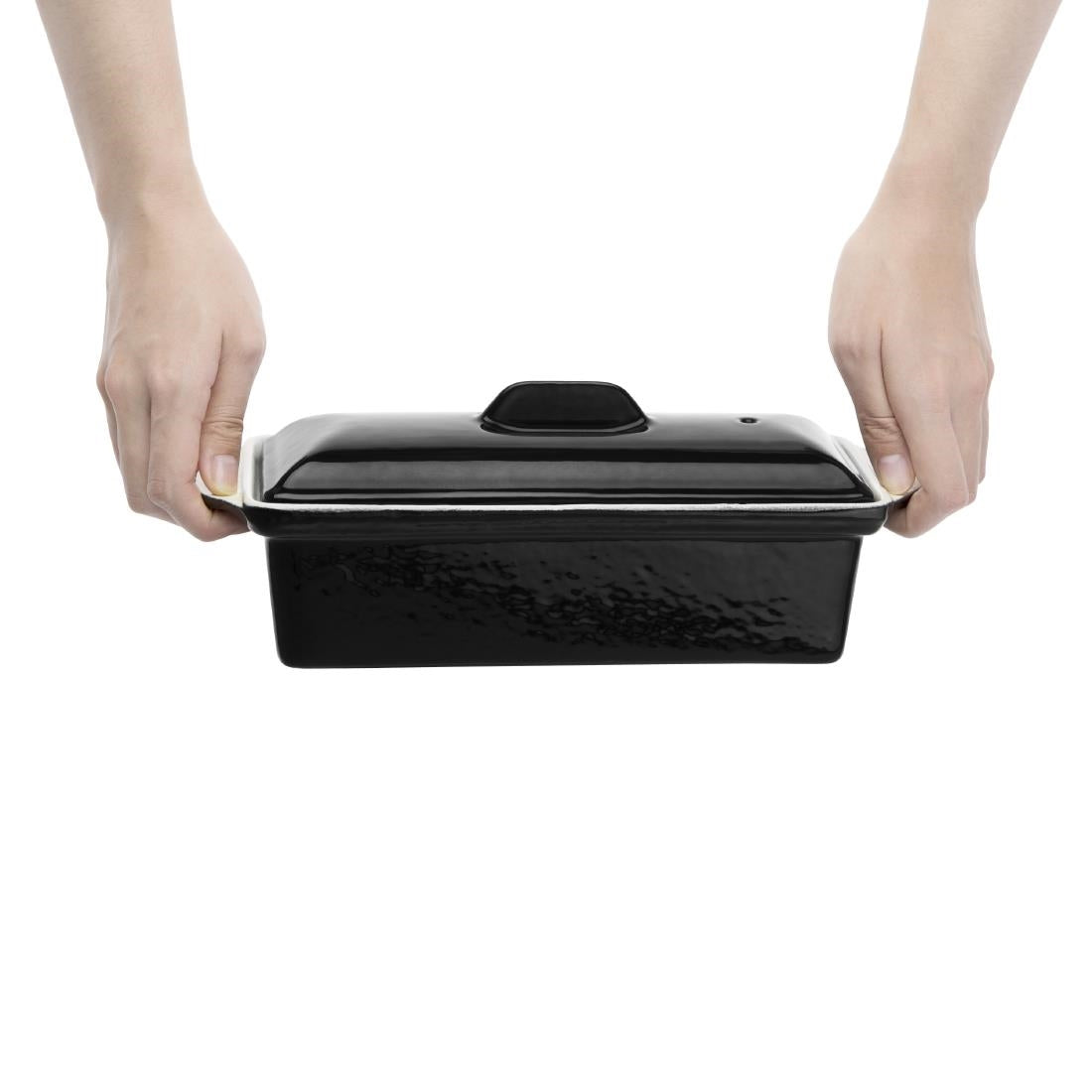 Vogue Black Cast Iron Pate Terrine Mould 1.3Ltr - U559