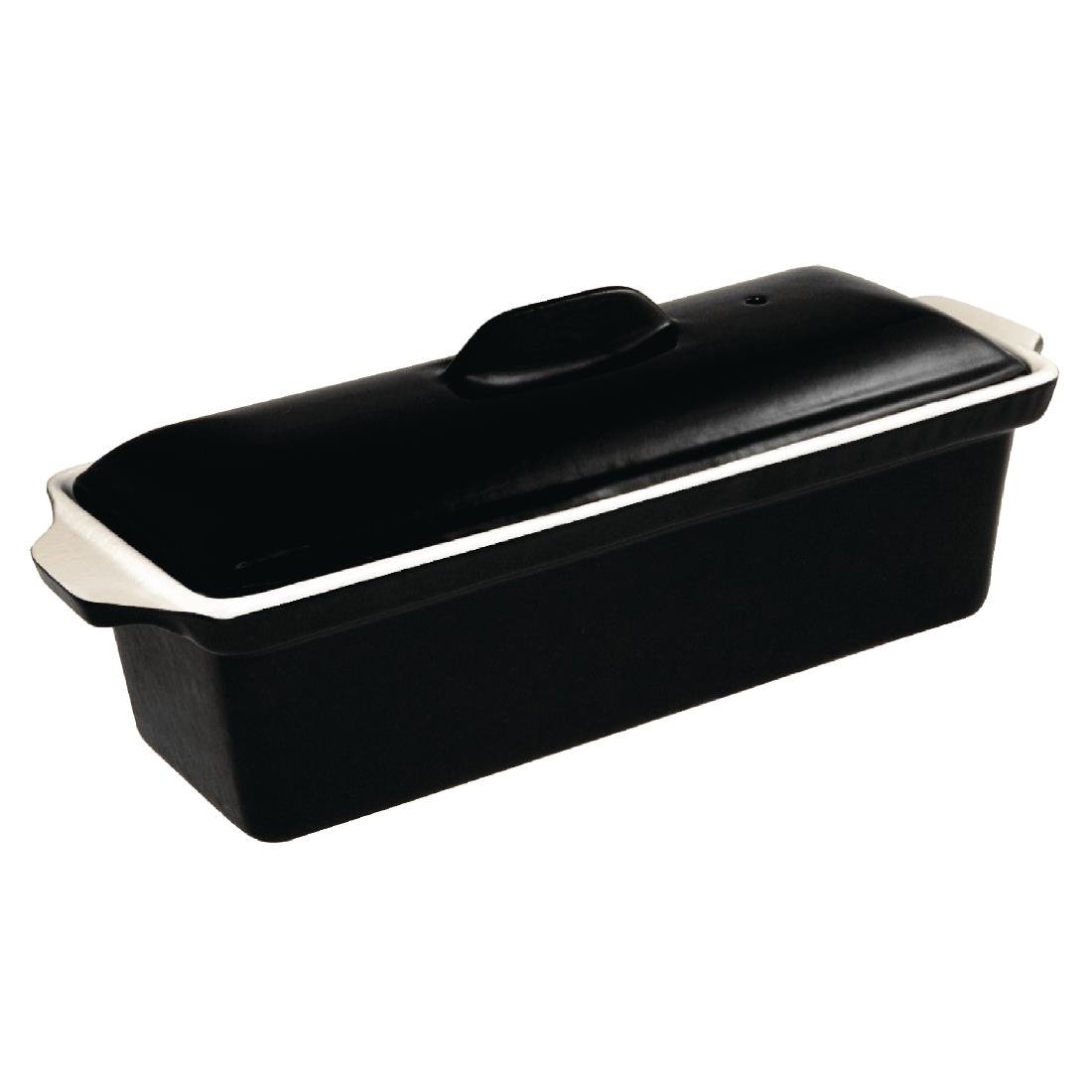 Vogue Black Cast Iron Pate Terrine Mould 1.7Ltr - U560