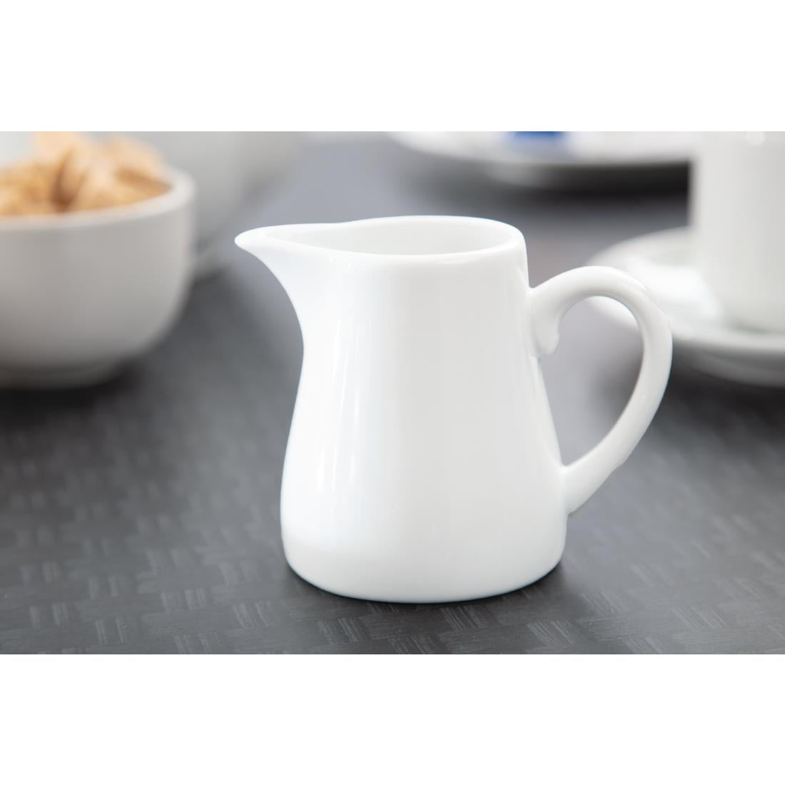 Olympia Whiteware Cream & Milk Jugs 170ml (6 Pack) - U819